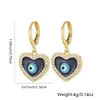 Brincos Pequenos de Peixe Amor Luz Luxo Venda Quente Transfronteiriça Brincos Personalizados Nicho Gota de Óleo Olho do Diabo Senso de Design Joias