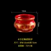 Queimador de Incenso Cerâmico Dourado Vermelho Areia Dourada para Uso Doméstico, Porta-Incensos Cerâmico Atrator de Riqueza para Interior, Queimador de Incenso de Lótus, Artigos Budistas