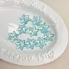 Cuentas Acrílicas Transparentes de Copo de Nieve Multicolor con Agujeros para Accesorios de Llavero DIY y Cuentas Sueltas