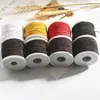 Cuentas con núcleo envueltas línea elástica pulsera diy hecha a mano cuerda tejida elástico cuerda de cuero elástica texto jugar con cuerda fabricantes al por mayor