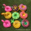 En stock pvc inflable flamenco portavasos unicornio dona cola portavasos para bebida de coco