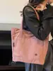 Bolso Tote de Color Sólido Estilo Japonés para el Trabajo Modelo Nuevo 2026 Bolso de Hombro Grande para Estudiantes Bolso de Mano de Nicho de Moda