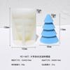 Manshan Molde de Silicona para Vela Aromática de Árbol de Navidad Geométrico DIY Creativo Piedra Difusora Adorno para el Hogar Molde para Vela