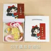 Colgante para Teléfono Móvil de Oro Puro 999 20Mg Cadena para Teléfono Doraemon un Oso Fresa de Ensueño Llavero Gato de la Suerte Kt Colgante para Bolso
