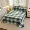 Sábana de una pieza engrosada de sarga, sábanas lijadas, dormitorio de estudiante, cama individual, funda nórdica doble sencilla de estilo nórdico para las cuatro estaciones