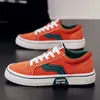 Otoño 2026 Popular Más Vendido Zapatos de Hombre Diseño Bloque de Color Zapatos de Lona Cómodos Retro Versátil Moda Zapatos Casuales K24