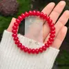 Pulsera de Bodhi con Mini Ábaco Duobao para Dedos Suave Estudiante Cuentas Budistas de Bodhi Pulsera de Rosario