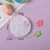 Molde creativo de silicona para dulces con forma de flor, accesorios de decoración para tartas de cumpleaños