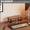 Soporte Elevado para Rincón de Computadora Elevador para Monitor de Escritorio Organizador de Escritorio de Oficina Soporte para Laptop Almacenamiento de Teclado