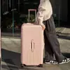 Maleta de PC de gran capacidad 26 pulgadas Elegante maleta de viaje para mujer con cremallera a prueba de explosiones 24 pulgadas Maleta de ruedas con cerradura de combinación para hombre