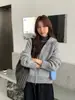 Tejido de Ropa Nuevo Amor Cuello Alto Cremallera Suéter Cardigan Engrosado para Mujer Casual Coreano Versátil Chaqueta 0739