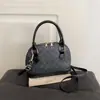 Otoño 2026 Nuevo de Moda Patchwork Retro Estampado de Alto Valor Versátil Bolso de Concha de Hombro Cruzado de Mano