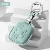 Adecuado para Cubierta de Llave de Coche Zeekr 9X Piel de Vaca de Primera Capa Estuche de Llave de Gama Alta Hebilla Modificación Interior para Hombres y Mujeres