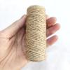 Rollo Pequeño de Cuerda de Yute al por Mayor 30.1m / Rollo Suministro Directo de Fábrica de Cuerda de Yute 2mm Cuerda Fina de Yute DIY