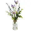 Flor de Algodón Artificial Modelo Nuevo Transfronterizo Flor Falsa de Vid Agua Falsa Decoración del Hogar Planta en Maceta Flor Falsa Adorno Pequeño de Escritorio