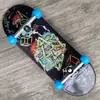 Comercio Electrónico Transfronterizo Patineta de Dedo de 10 cm Pegatina de Regalo Almohadilla de Goma Suave Mini Patineta Regalo para Niños Dropshipping