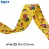 Fita de Tecido Floral Prensado Fita Composta Laço Artesanal DIY Acessórios de Cabelo Fita Decorativa de Tecido DIY