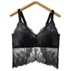 Roupas Íntimas Femininas Românticas Francesas Levemente Maduras Pura Desejo Finas Sexy Renda Costas Bonitas Top sem Alças com Bojo Fixo Camisola Sutiã