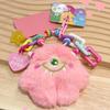 Bolsa Pingente de Boneca de Pelúcia Monstrinho Fofo Original Chaveiro de Carro Corrente de Celular Presente Pequeno Presente Feminino