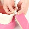 Bolsa Cosmética Cilíndrica de Terciopelo con Cordón Conveniente Bolsa de Almacenamiento para Viajes Bolsa de Almacenamiento para Cosméticos