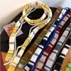 ¡Artículo de moda! Bufanda Fina Larga de Doble Raya para Mujer, Otoño e Invierno, Moderna, Versátil, Calentador de Cuello