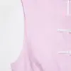 Ropa de Verano para Mujer Estilo Europeo y Americano con Adornos de Nudo en las Mangas, Top con Dobladillo Estilo Falda Corta, Otros Colores en la Imagen