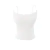 Camisola de Cuero con Tirantes Espalda Descubierta, Dulce y Sexy para Mujer, Estilo Verano 2026 con Copas, Ropa Interior, Hermoso Top de Espalda, Estilo Ins