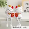 Decoración para el Hogar Sala de Estar Mobiliario para Bodas Colgantes de Pared Dibujos Animados Pareja Linda Muñeco Colgante Pequeños Regalos Pequeño Dorado