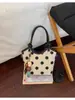 Bolso de Mano, Bolso de Hombro, Bolso Tote, Bolso para el Trabajo, Bolso Versátil Casual, Nuevo Estilo Primavera-Verano 2026, Diseño de Lunares, Múltiples Compartimentos