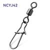 Conector de Oito Anéis Giratório Americano Pino Reforçado Pesca Luya Conector de Oito Anéis Acessórios para Pesca