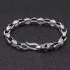 Pulseira popular da moda masculina estilo retrô dominador personalizada tendência banhada a prata popularidade transfronteiriça quente