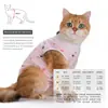 Ropa de esterilización para gatos más vendida transfronteriza, ropa postoperatoria anti-lameduras cómoda y transpirable, ropa para destete de gatas, venta al por mayor de ropa de esterilización para mascotas