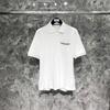 TIME BREATHE Camiseta de Manga Corta Nueva Bolsillo Cinta Algodón Puro Hombres y Mujeres Holgada Solapa Camisa Polo