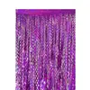 Cortina de seda para chuva de fábrica 1,6 seda laser facão cortina de seda para chuva suprimentos para festa de aniversário decoração de banquete de casamento