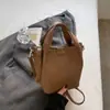 Bolso de Mano de Gran Capacidad de Moda y Sencillo, Bolso Cubo con Textura Elegante, Bolso Pequeño para Mujer, Bolso de Hombro y Cruzado de Moda Nuevo 2025