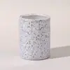 Tubo de Armazenamento para Pincéis de Maquiagem Cilindro Redondo Couro PU Lantejoula Porta-Caneta à Prova de Poeira Portátil Caixa de Armazenamento de Alto Valor Ferramentas de Maquiagem