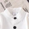 Artículos Populares Europeos y Americanos de Venta Cruzada de Amazon en Stock: Conjunto de Dos Piezas para Niña: Cárdigan Básico Sencillo de Manga Corta + Shorts Rayados