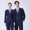 Traje Grueso de Invierno Traje Foreshare Mismo para Hombres y Mujeres Traje de Negocios Gris Negocio Ropa de Trabajo para Herramientas Maestros