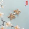 Haoyi Hanfu Fivela de metal Cós Borboleta Fivela de estilo chinês Fivela de roupas Botões decorativos