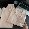 Algodón Nube Mayorista Transfronterizo Pijamas Nuevos para Mujer Primavera y Otoño Manga Larga Dulce Dibujos Animados Conjunto de Ropa para el Hogar Pijamas de Mujer