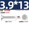Tornillos Autorroscantes Avellanados Gb846 Acero Inoxidable 304 Cabeza Plana Phillips Tornillos para Madera Extendidos M2.9M3.5M4.2M5.5