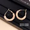 ¡Arracadas doradas con cuentas! Aretes de perlas con cuentas en forma de corazón, diseño único, exquisitos, modernos, versátiles, venta al por mayor de aretes