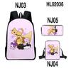 Mochila 3D Transfronteriza + Bolso de Hombro + Estuche de Lápices Juego de Tres Piezas de Mochila Escolar
