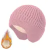 Gorro de invierno gorro con protección para las orejas forro polar grueso cálido protección para las orejas gorro de punto de cachemira a prueba de frío gorro Joker gorro venta al por mayor