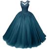Vestido de Noche de Comercio Exterior Transfronterizo Azul 2026 Nuevo Elegante Vestido de Desempeño Estudiantil para Mujer Estilo Largo para Solo de Ópera