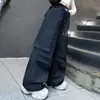 Calça de Primavera e Outono para Meninas Modelo 2026 Versão Estudante para Crianças Maiores, Calça Cargo Tendência e Fashion para Meninas