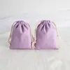 Bolsas de Algodón Terciopelo con Cordón para Venta al por Mayor, Bolsas de Terciopelo, Bolsas de Almacenamiento, Bolsas de Embalaje para Joyería con Impresión de Logo