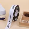 Fita de Poliéster Inglesa Flor 2,5cm Laço para Embalagem de Caixa de Presente Fita para Embalagem de Buquê Inglês