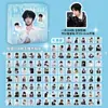 100 Hojas/Caja Pegatinas de Caja de Dibujos Animados 2D de Anime Japonés Pegatinas de Avatar 3D de Celebridades Hombres Guapos y Mujeres Hermosas