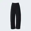 Pantalones de Pierna Ancha Sueltos de Estilo Nuevo de 2 Colores Retro Americano Versátiles Caídos Estilo Guadaña Pantalones Casuales de Otoño e Invierno para Mujer y Pantalones de Longitud Extendida